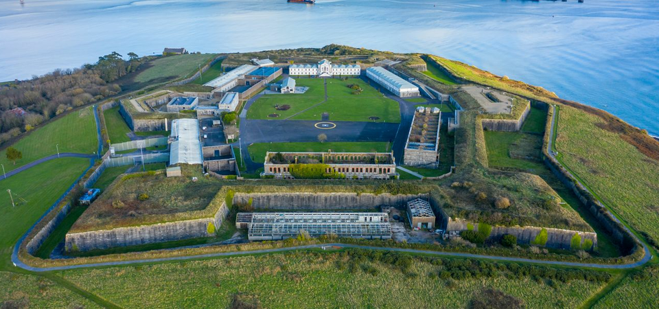 Cruising by Spike Island