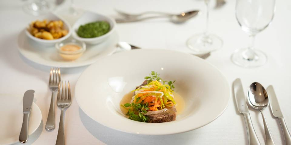Exquisite onboard cuisine, and the included amenities AmaWaterways guests have grown to love