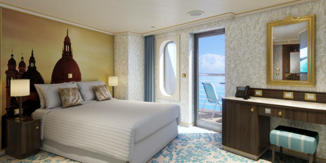 Ocean View Extended Aft-View Balcony