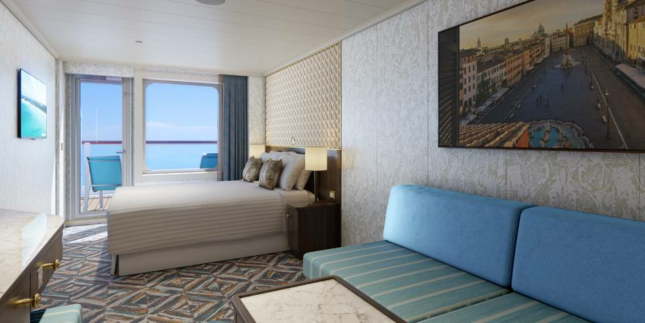 Terrazza Ocean View Extended Aft-View Balcony