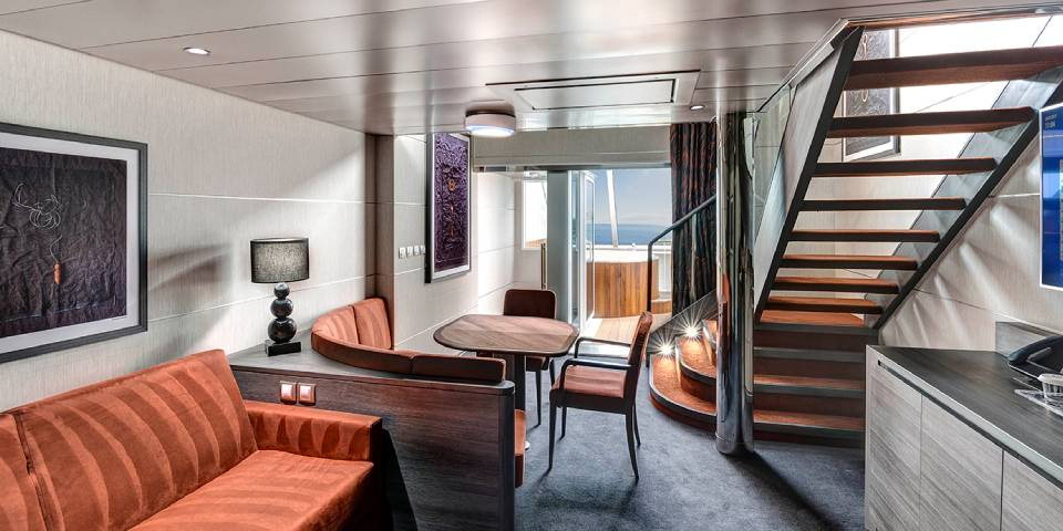 MSC Yacht Club Duplex Suite with Whirlpool