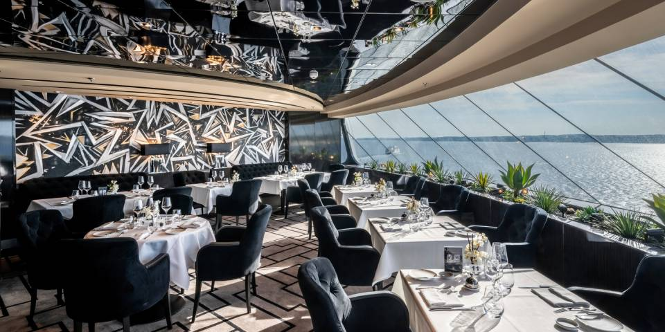 The MSC Yacht Club Restaurant is an exclusive and private venue reserved only for you with spectacular sea views.
