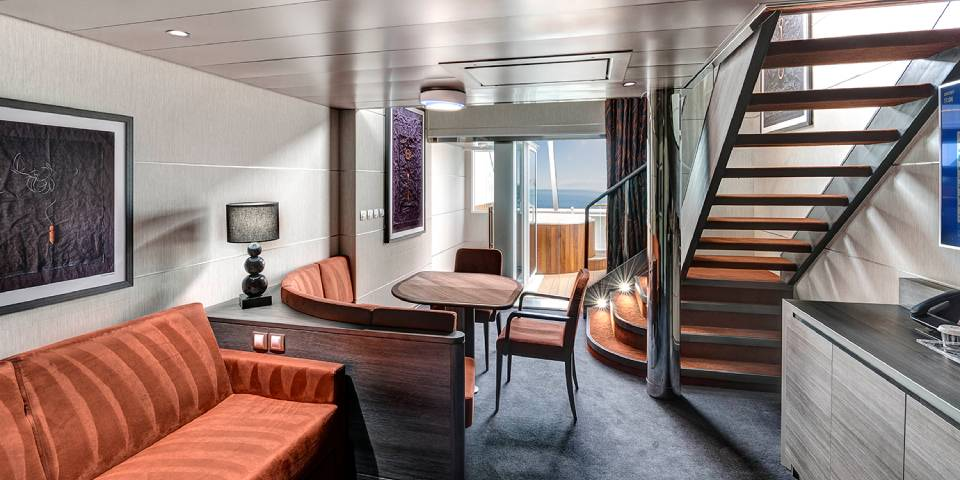 MSC Yacht Club Duplex Suite with Whirlpool