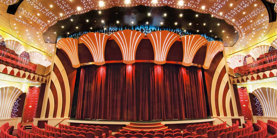 Seating 1240 guests and providing the ship's main entertainment twice an evening, the Teatro La Scala theatre promises fantastic entertainment for all of the family