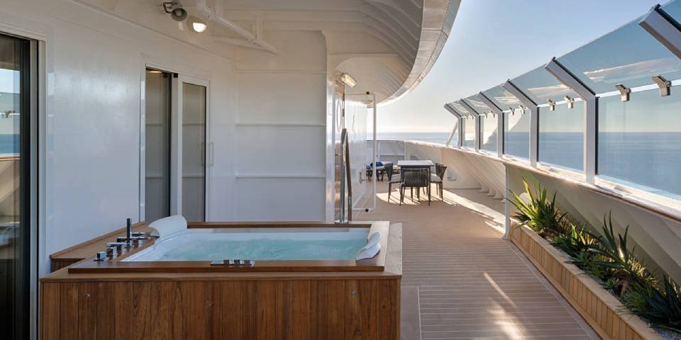 MSC Yacht Club Royal Suite with Whirlpool Bath
