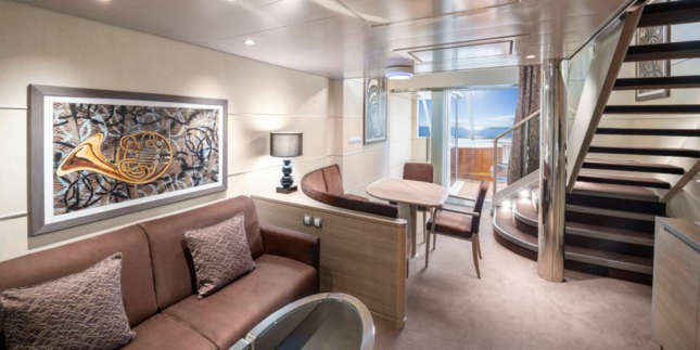 MSC Yacht Club Duplex Suite with Whirlpool