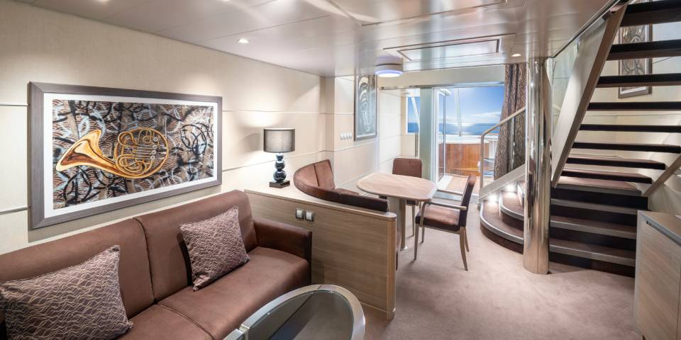 MSC Yacht Club Duplex Suite with Whirlpool