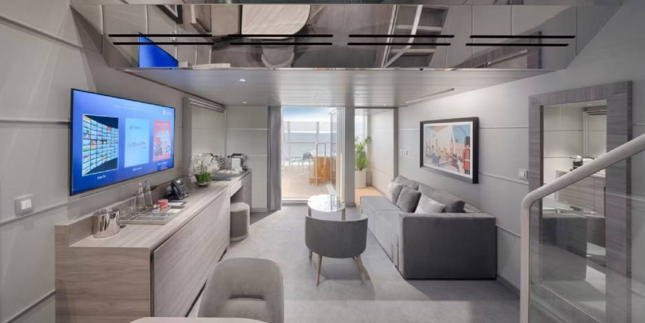 MSC Yacht Club Duplex Suite with Jacuzzi