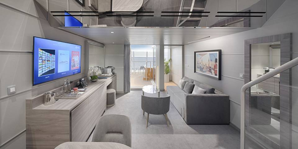 MSC Yacht Club Duplex Suite with Jacuzzi