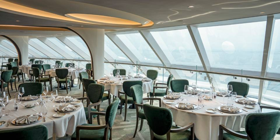 The MSC Yacht Club Restaurant is an exclusive and private venue reserved only for you with spectacular sea views.