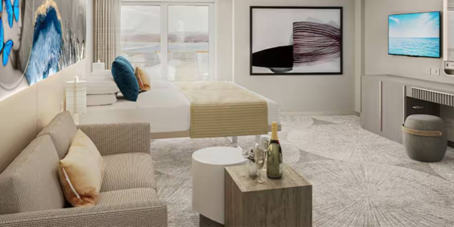 Forward-Facing Club Balcony Suite With Large Balcony