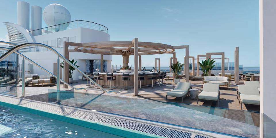 Vibe Beach Club. Expanded adults-only beach club with exclusive, resort-style amenities.