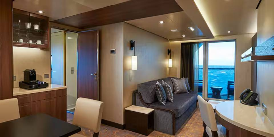 Forward-Facing Penthouse with Balcony