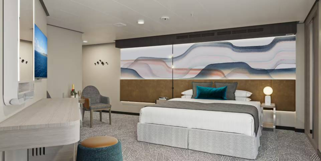 Aft-Facing Suite with Large Balcony - sleeps up to 2