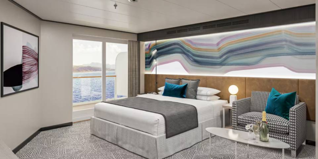 Forward-Facing Club Balcony Suite with Large Balcony