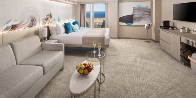 Forward-Facing Suite with Large Balcony