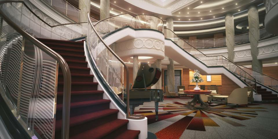 Queen Mary 2 Atrium