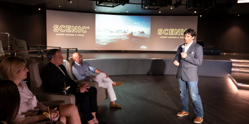 Embark on Expeditions and Discoveries with Scenic Eclipse's insightful Discovery Team. Curated from top experts worldwide, including historians, geologists, and marine biologists, they enrich your journey with engaging lectures and tailored excursions.