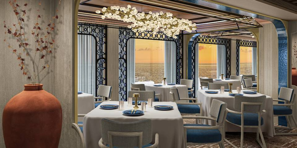 The detail attended to and the artistry displayed in every meal echoes the excellence achieved aboard Seven Seas Prestige™. Their chefs will amaze you as they put their hearts and souls into creating each masterpiece of epicurean delight.