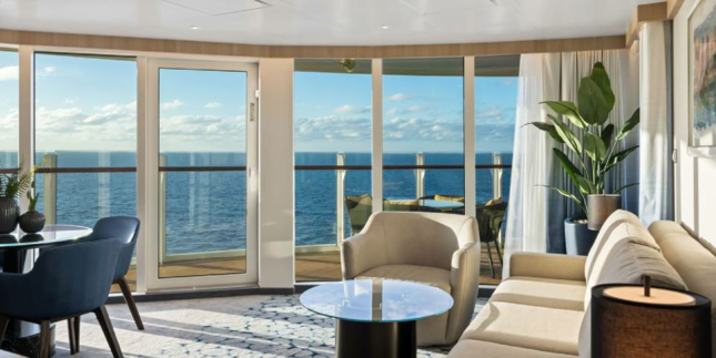 Spacious AquaTheater Suite with Large Balcony - 2 Bedrooms