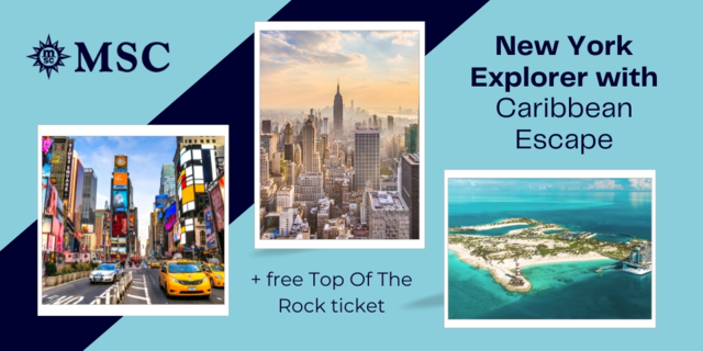 new york explorer & caribbean escape + free attraction ticket
